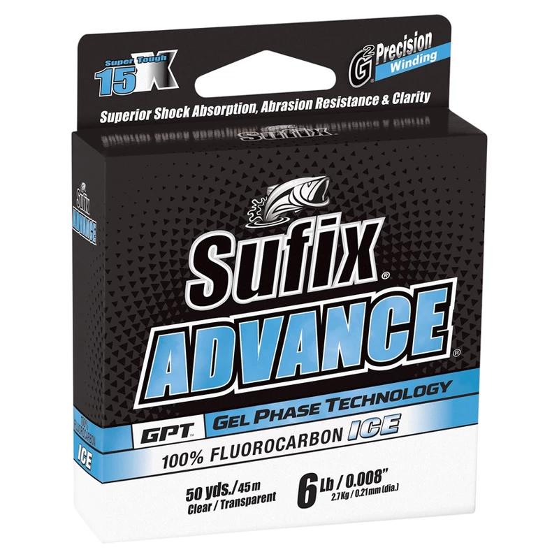Sufix Advance Ice Fluorocarbon 50m 1 Sufix Advance Ice Fluorocarbon 50m