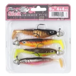 Berkley Sick Swimmer 9cm 4pc Pre-Rigged Bismuth
