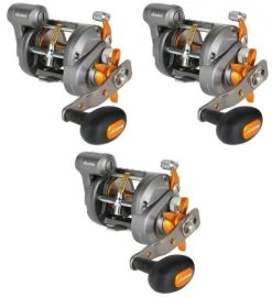 3-pack Okuma Cold Water Line Counter CW-203DLX Lefthand
