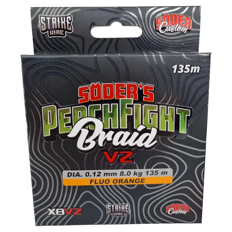 Strike Pro PerchFight Braid X8V2 Fluo Orange 2 Strike Pro PerchFight Braid X8V2 Fluo Orange – Bild 2