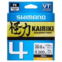 Shimano Kairiki 4, Orange - 150m